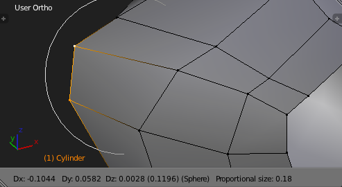 Proportional Editing tool(Blender Foundation-Art Cengage Learning)