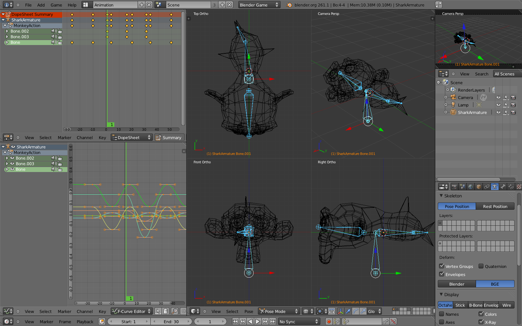 Animation screen(Blender Foundation-Art Cengage Learning)