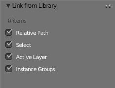 Linking options(Blender Foundation)