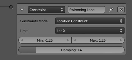 Constraint actuator – location