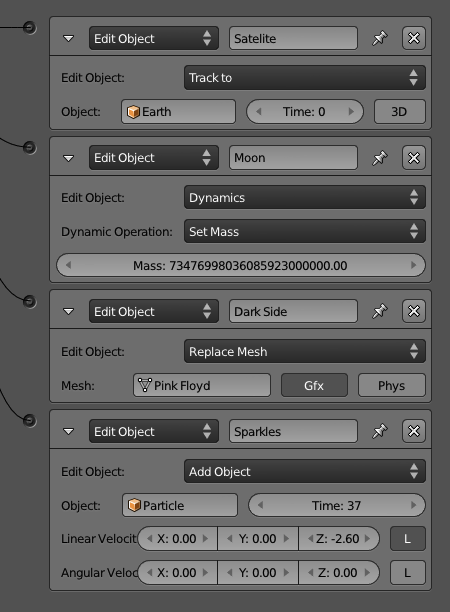Edit Object actuator