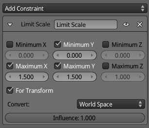 Limi Scale bone constraint