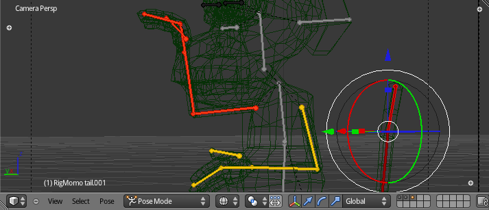 Select and move individual bones