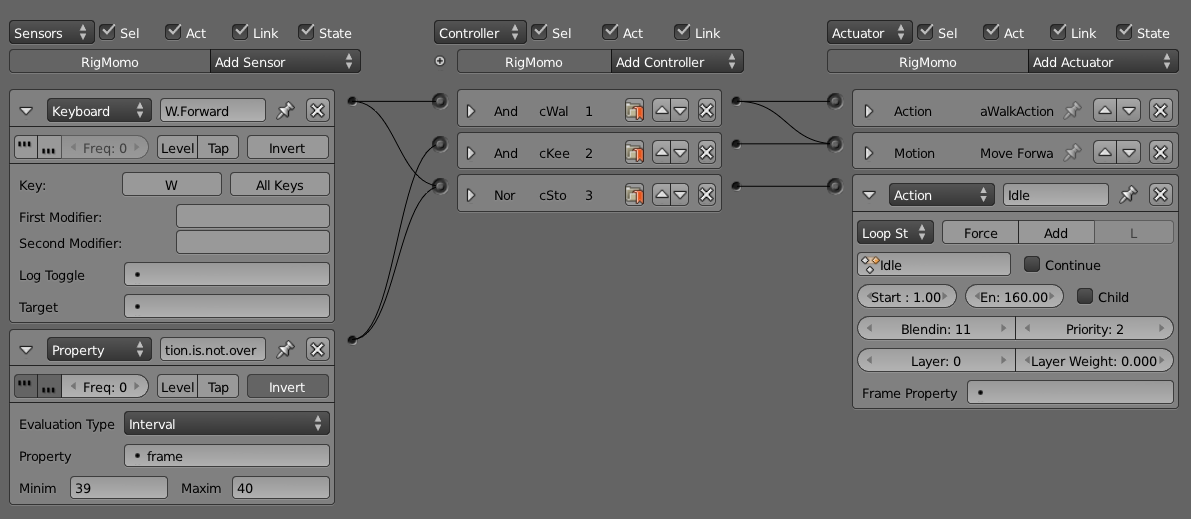 Logic Brick, Part 2 - idle