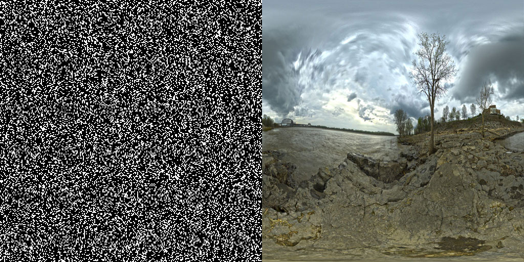 The two textures (magnified) that will be used for the car body material