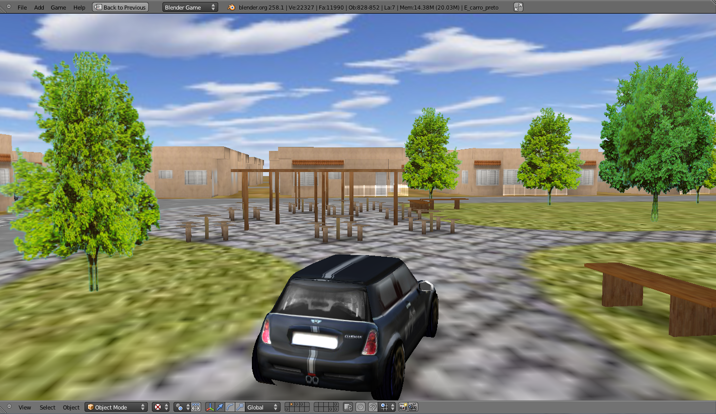 Architectural walkthrough example file